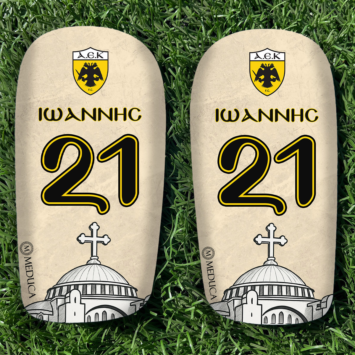 MEDUCA Personalized Shin Pads - Byzantium