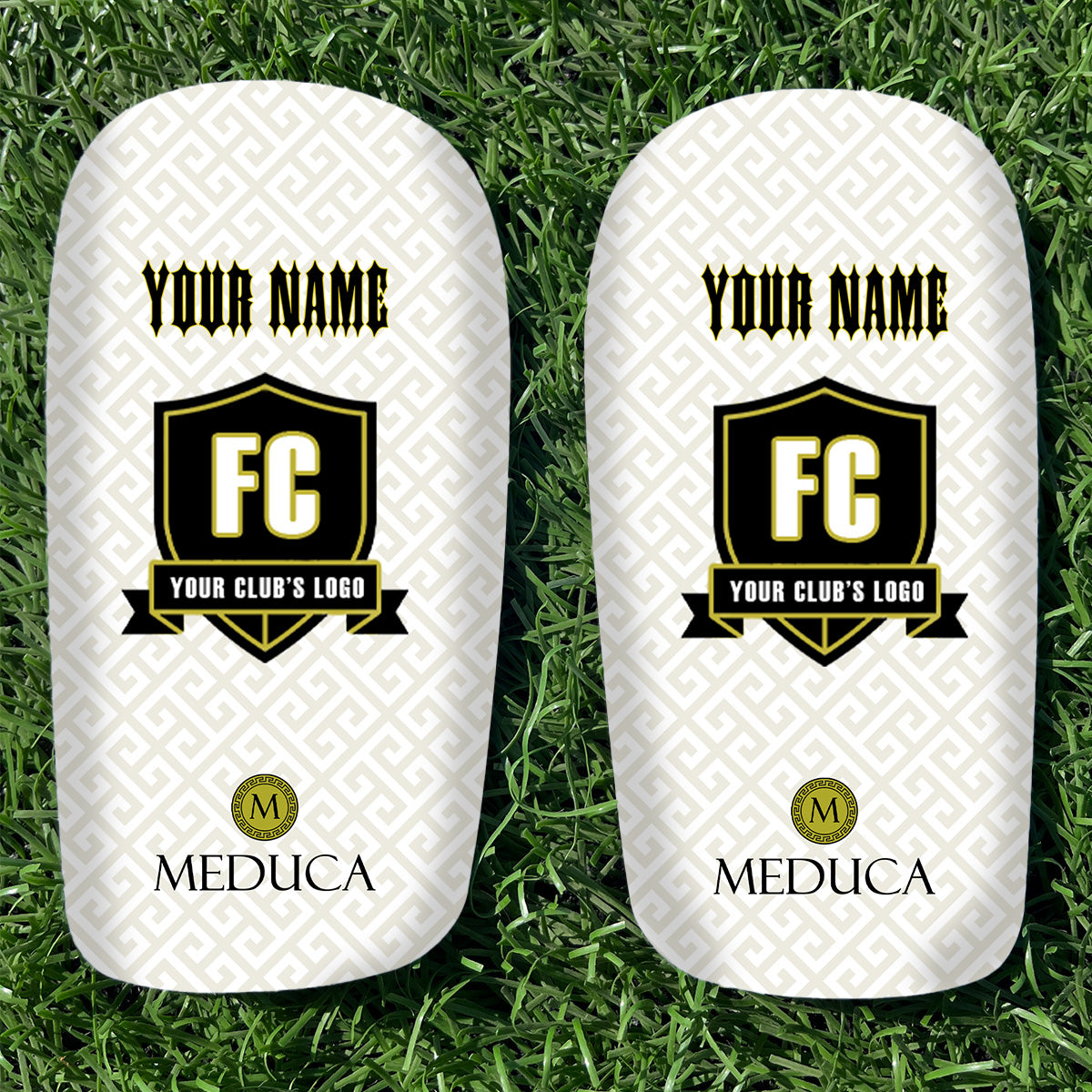 MEDUCA Personalized Shin Pads - Club Logo & Name