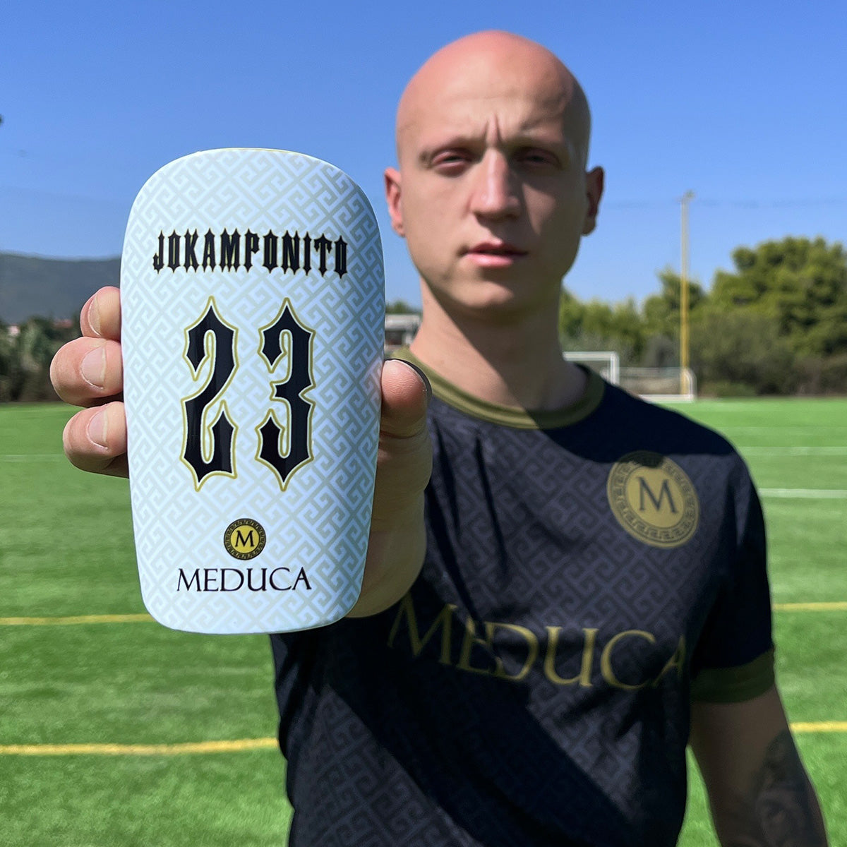 MEDUCA Personalized Shin Pads - Custom Name & Number