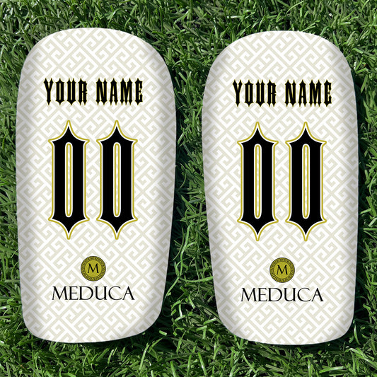 MEDUCA Personalized Shin Pads - Custom Name & Number