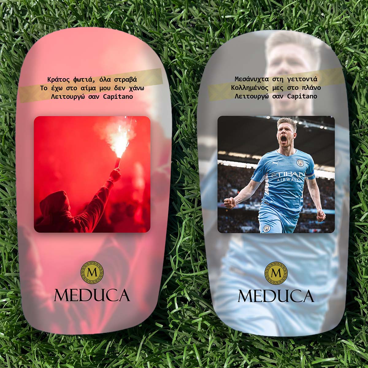 MEDUCA Personalized Shin Pads - Album Cover