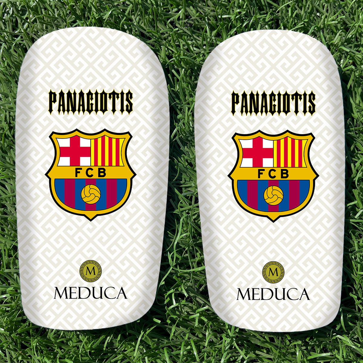 MEDUCA Personalized Shin Pads - Club Logo & Name