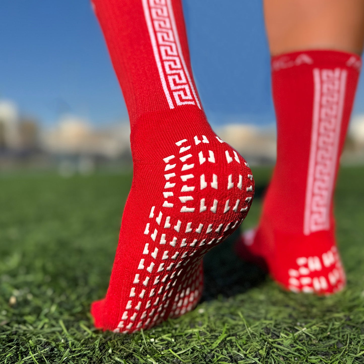 MEDUCA "GOAT" Grip Socks 3-PACK - Κόκκινες (one-size 38-46)