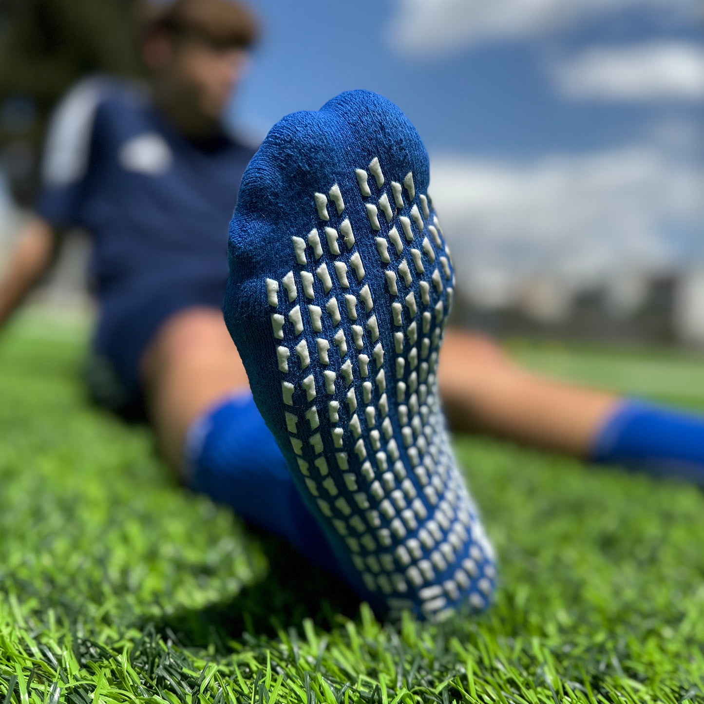 MEDUCA "GOAT" Grip Socks - Blue (one-size 38-46)