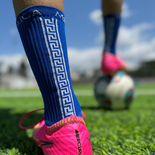 MEDUCA "GOAT" Grip Socks 3-PACK - Blue (one-size 38-46)