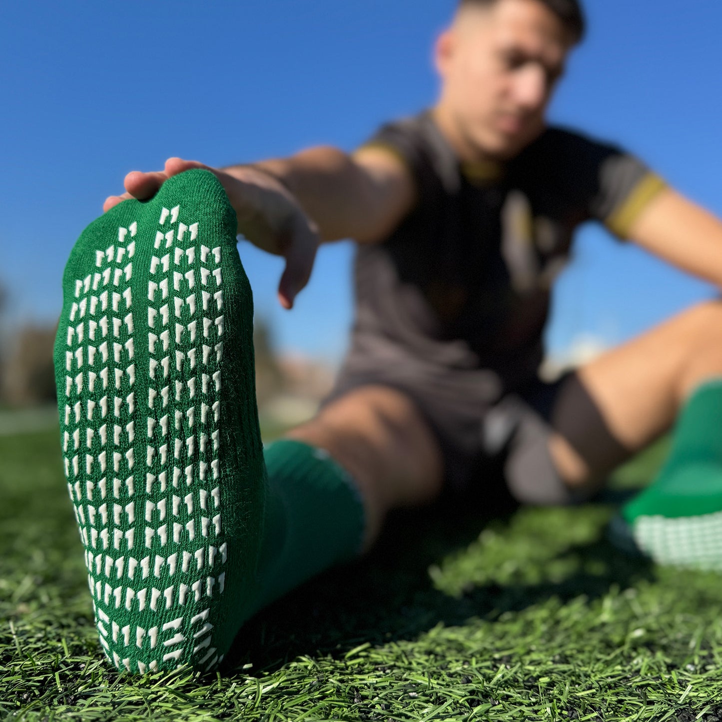 MEDUCA "GOAT" Grip Socks 3-PACK - Πράσινες (one-size 38-46)