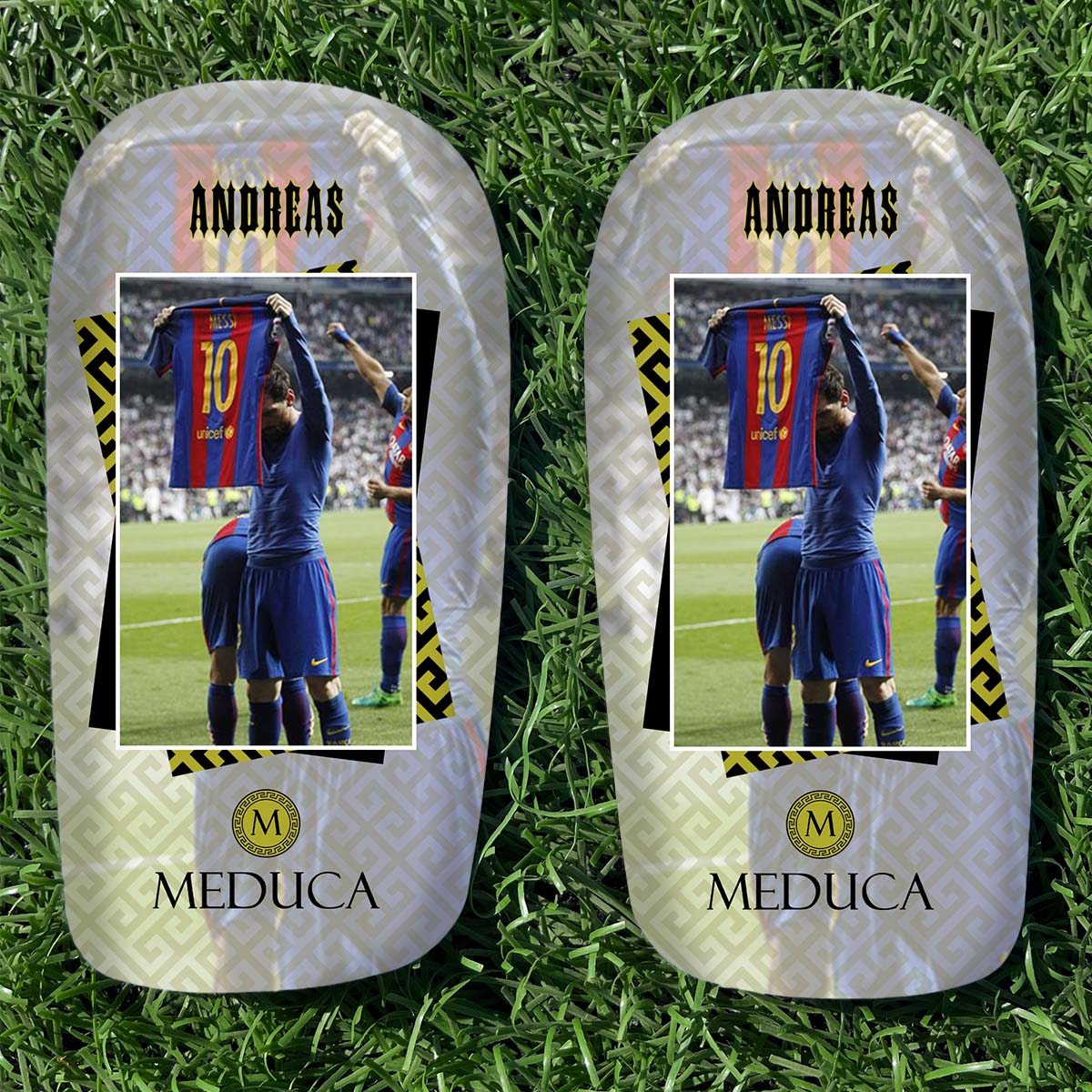 MEDUCA Personalized Shin Pads - Custom Photo & Text