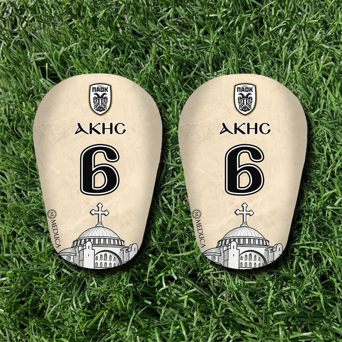 MEDUCA Mini Personalized Shin Pads - Byzantium