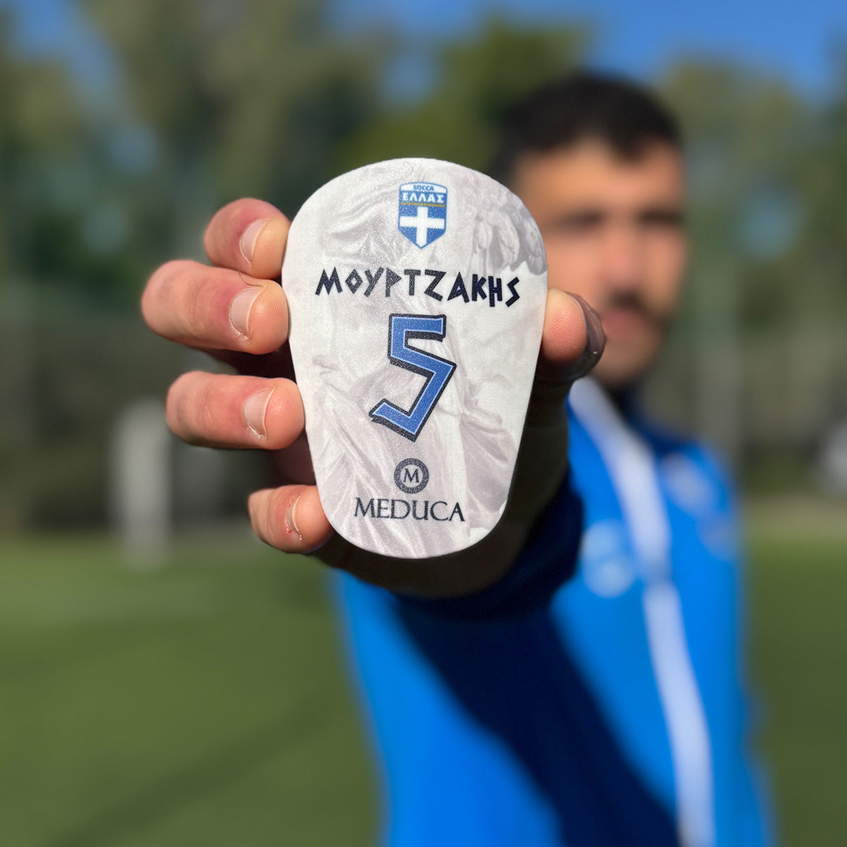 MEDUCA Mini Personalized Shin Pads - Niké of Samothrace