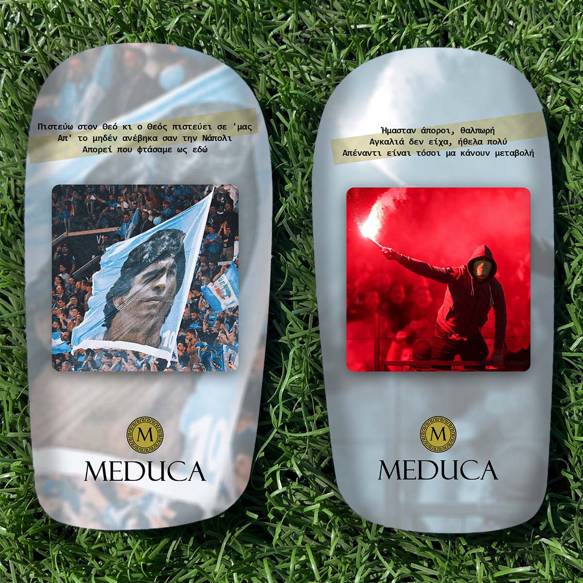 MEDUCA Personalized Shin Guards - Custom Lyrics