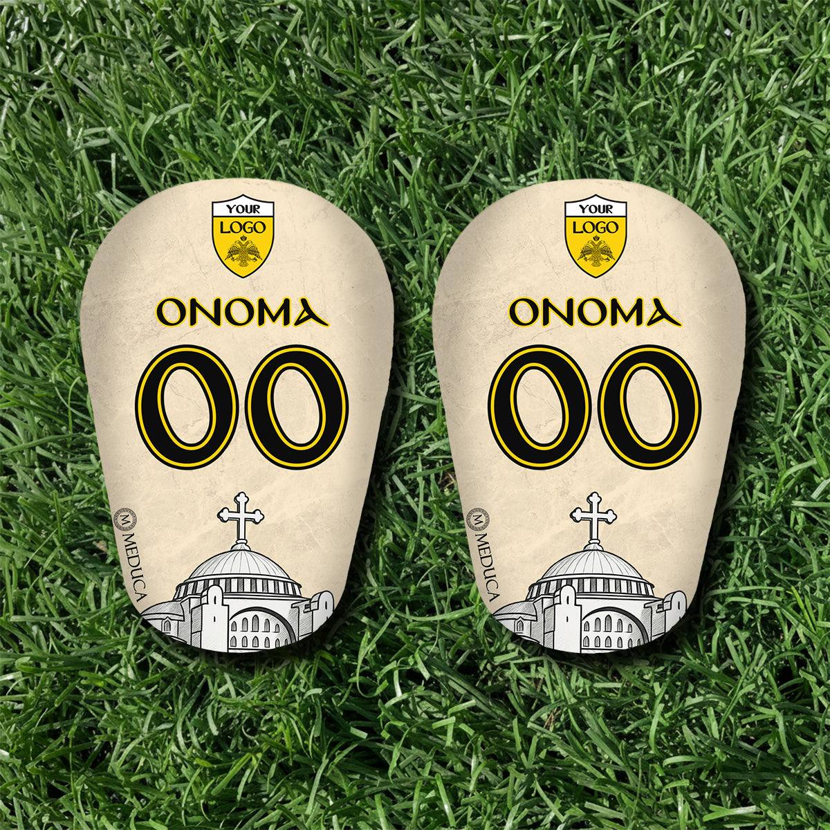 MEDUCA Mini Personalized Shin Pads - Byzantium