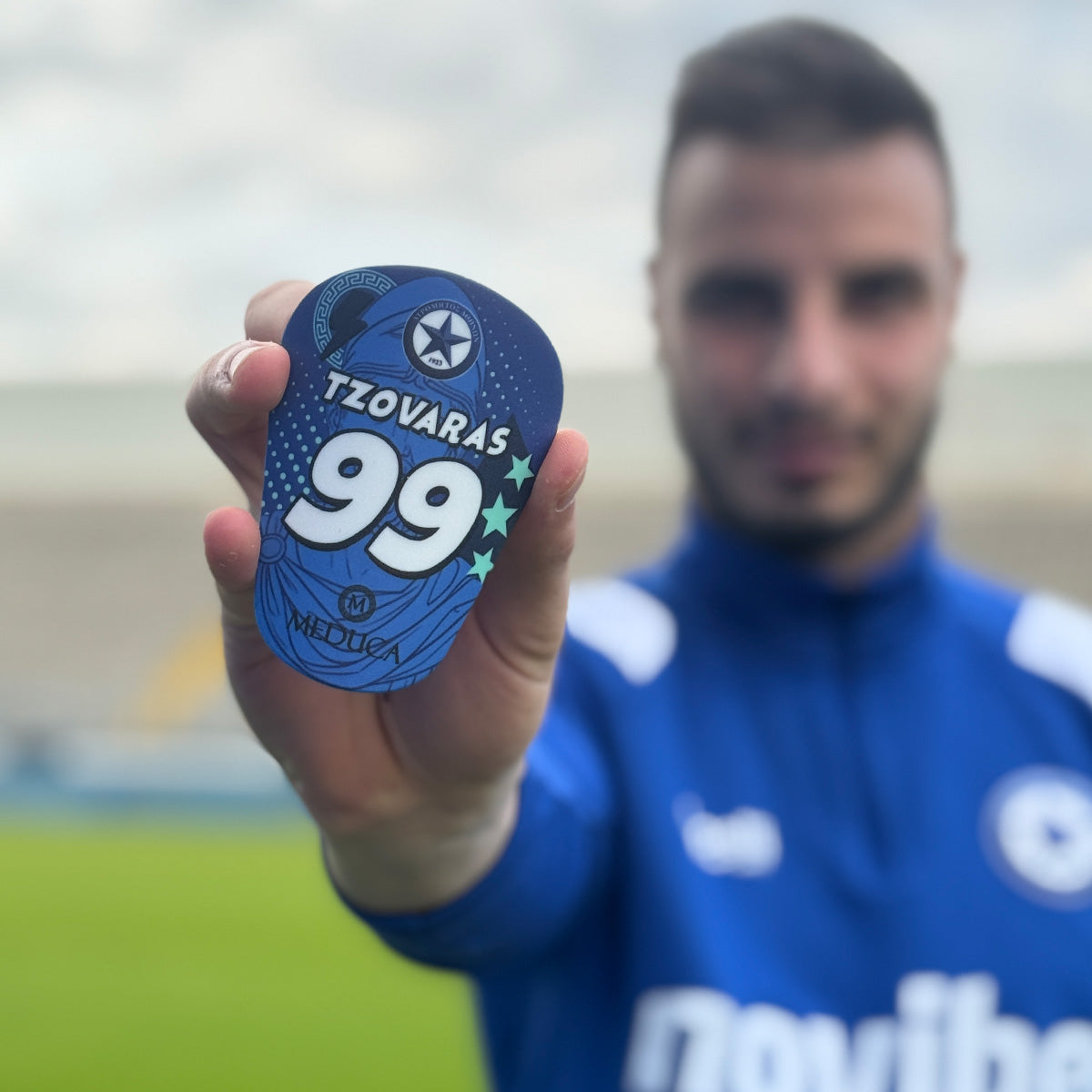 MEDUCA Mini Personalized Shin Pads - Pericles (West Attica Edition)