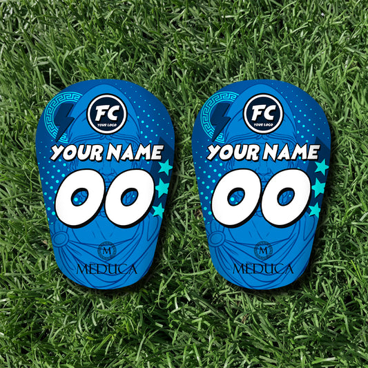 MEDUCA Mini Personalized Shin Pads - Pericles (West Attica Edition)
