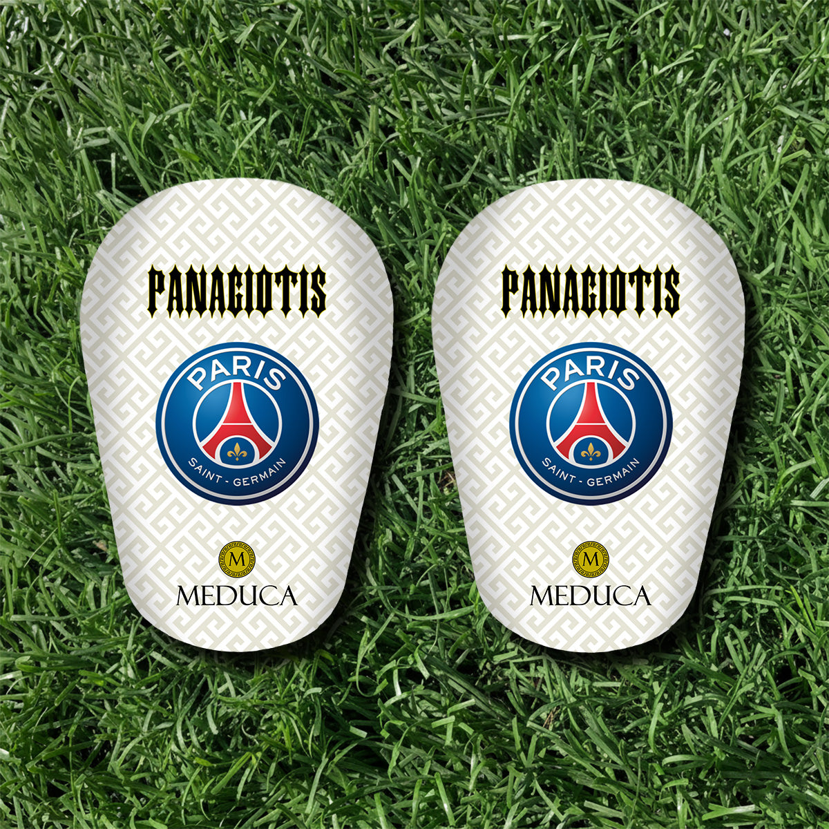 MEDUCA Mini Personalized Shin Pads - Club Logo & Name