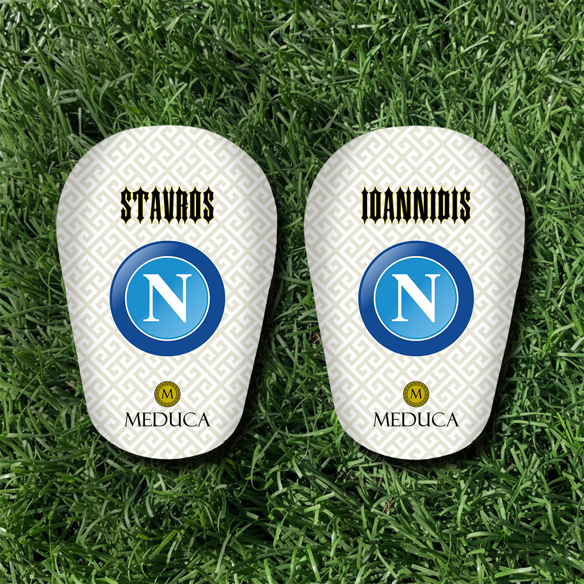 MEDUCA Mini Personalized Shin Pads - Club Logo & Name