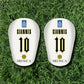 MEDUCA Mini Personalized Shin Pads - Club Logo & Name/Number