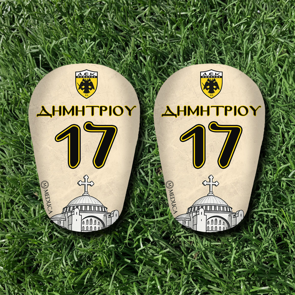 MEDUCA Mini Personalized Shin Pads - Byzantium