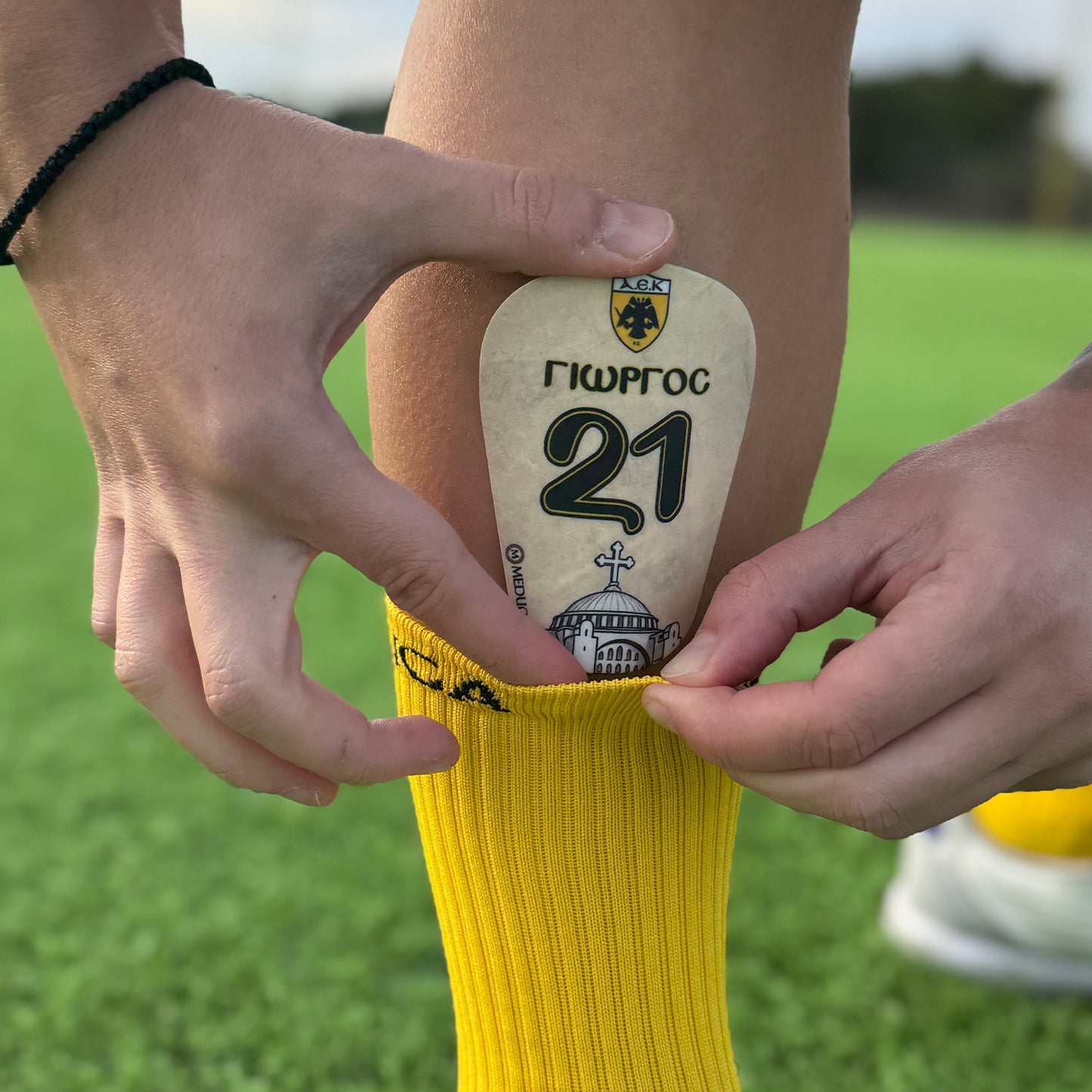 MEDUCA Mini Personalized Shin Pads - Byzantium