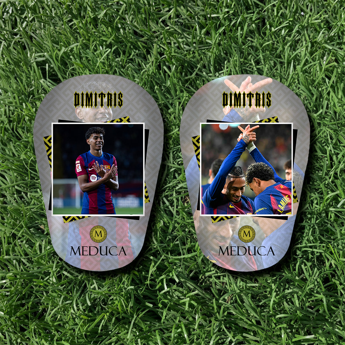 MEDUCA Mini Personalized Shin Pads - Custom Photo & Text